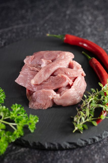 Putenkeulengeschnetzeltes