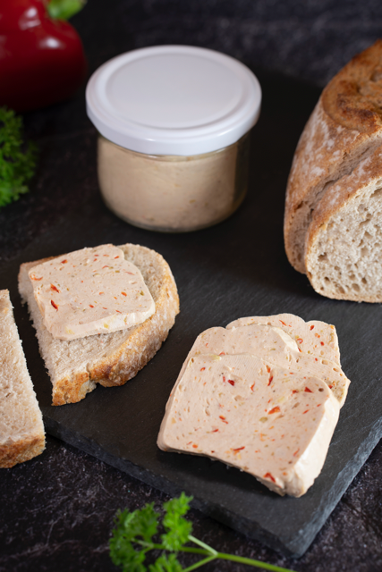 Paprikalyoner im Gläsle